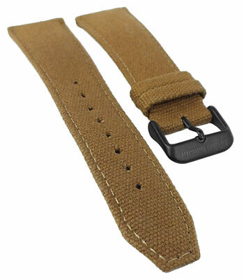 Braun Bracelet Montre XL Vrai Cuir de Bison Granuleux Braun Minott 27728 