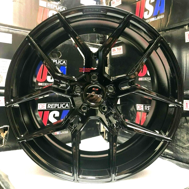 22'' Giovanna Haleb Wheels Gloss Black Tires Porsche Panamera 22X9 22X10.5 New