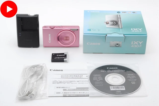[N MINT+++ in Box] Canon IXY 430F Pink 16.1MP 5x zoom Wi-Fi Digital Camera JAPAN