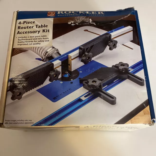 Rockler 4-Piece Router Table Accessory Kit - New Open Box No Instructions LFD5