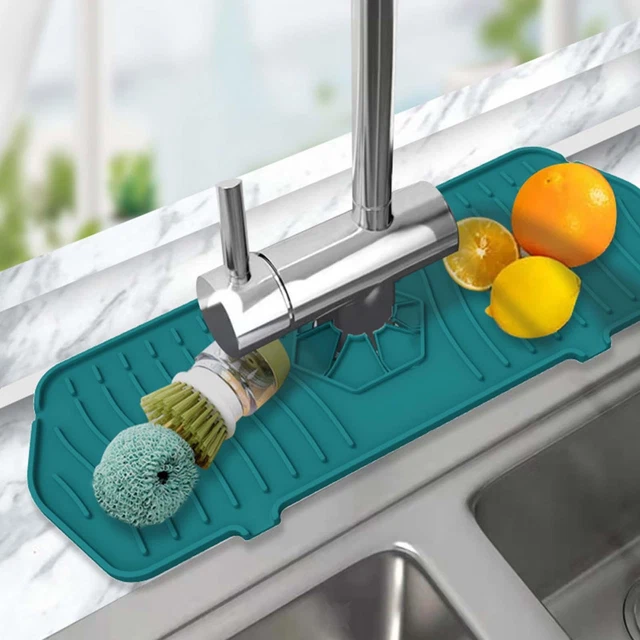 3x Tapis Absorbant De Robinet Enveloppant La Protection D'évier