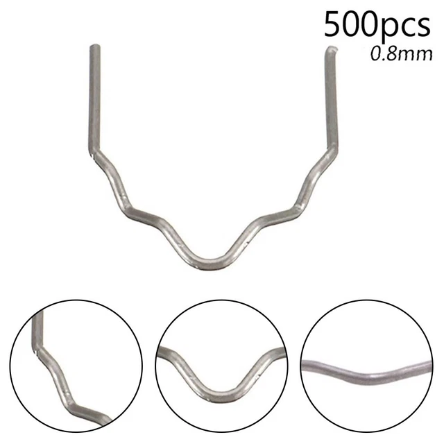Agrafeuse chaude neuve en acier inoxydable 0,8 mm 500 pièces pour pare-chocs de