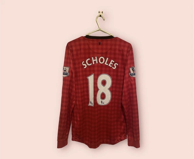 Manchester United Fußballtrikot - 2012/2013 - Heim - klein - #18 Paul Scholes