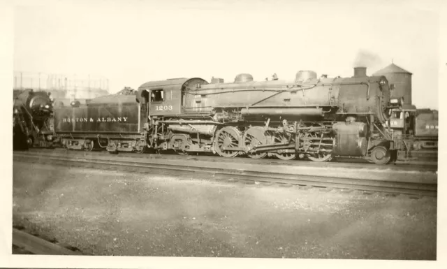6K624 RP 1930/40s BOSTON & ALBANY RAILROAD ENGINE #1203