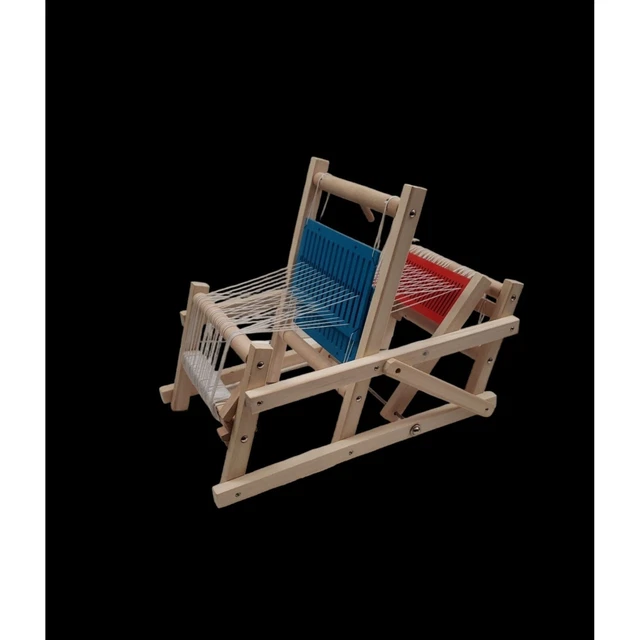 Telar de madera multiartesanal hágalo usted mismo para niños