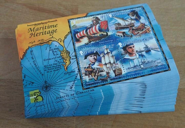 1999 Gibraltar; 100 Blocks Seefahrt, Bl. 35, postfrisch/MNH, ME 800,-