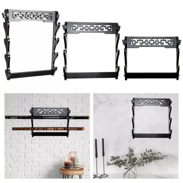 Samurai Sword Holder Wall Mount Display Japanese   Holders Stand Rack