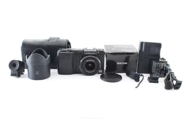 Ricoh GX200 10.0MP Digital Camera VF-1 Viewfinder Set Japan [Near Mint] #1923178