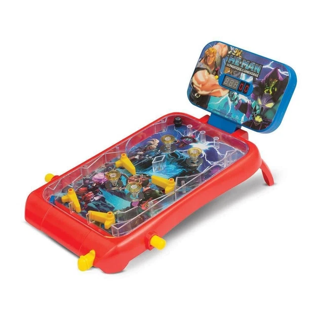 Xenotrix Mini flipper – Jeu de flipper de table pour adultes, arcade à domicile avec lumière, jouet de tir de balle de bureau – Cadeaux de flipper (version plug-in