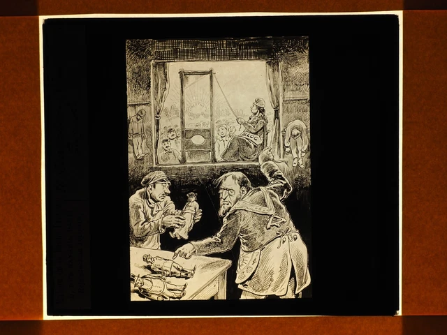 Plaque Pour Lanterne Magique Ancienne | Verre | Fabriqué En France