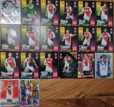 TOPPS MATCH ATTAX Bundesliga 2022 2023 All 20 Cards Schalke 04