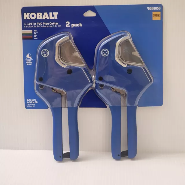 KOBALT 1-1/4 inch PVC Pipe Cutter 2 Pack