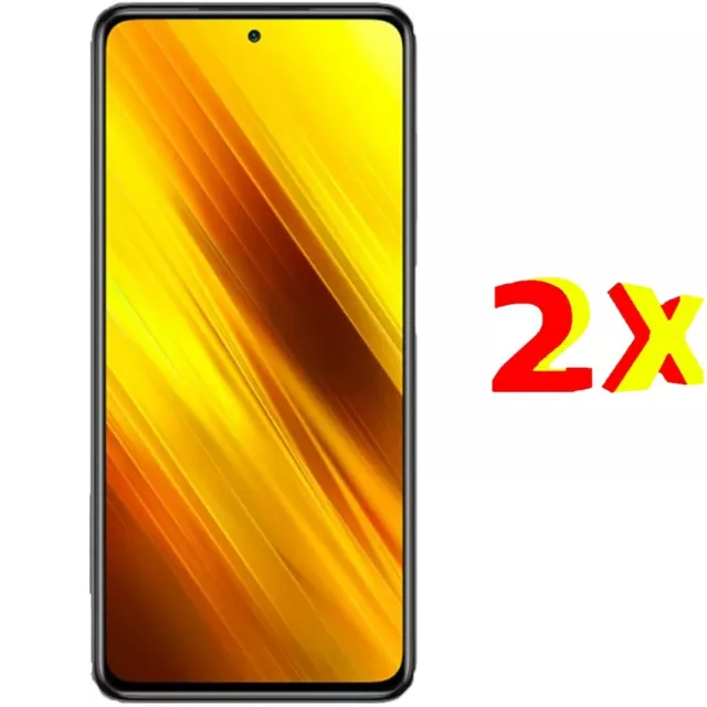 2x Protector Pantalla Cristal Templado Para Xiaomi Poco X3 Pro 4G 2x>Protectores