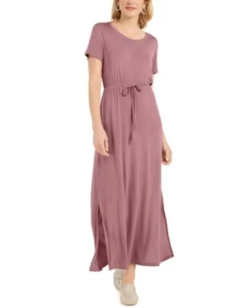 MSRP $60 Style & Co Tie-Waist Maxi Dress Size Small