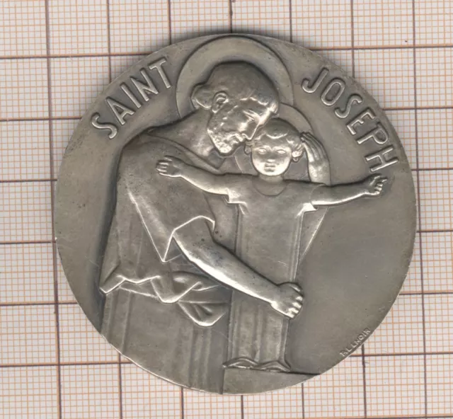 Medal Silver 3.8oz By Lenoir Saint Joseph Institution To Asnières 1892-1967