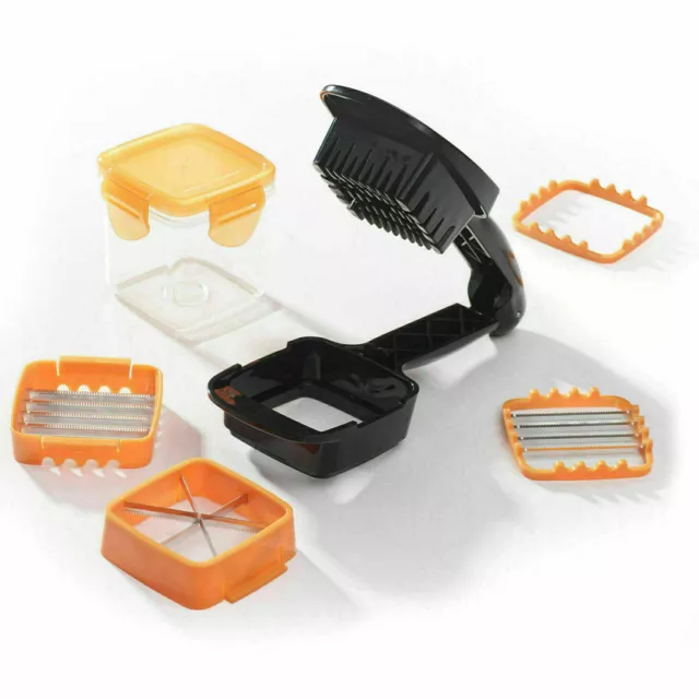 Nicer Dicer Quick Affetta Verdure 7 Pezzi Multifunzione Cucina Verdura Frutta