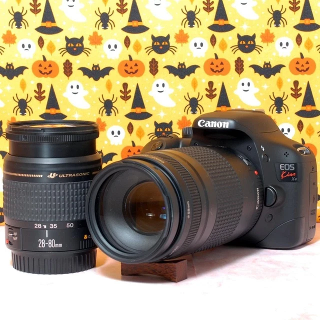 CANON EOS KISS X4 DSLR Camera w/ EF-S 18-55mm IS & EF 100-300mm