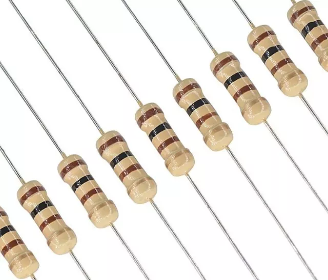 1W Carbon film 5% resistors Full Range available 0.1 to 4.7M ohm Free P&P