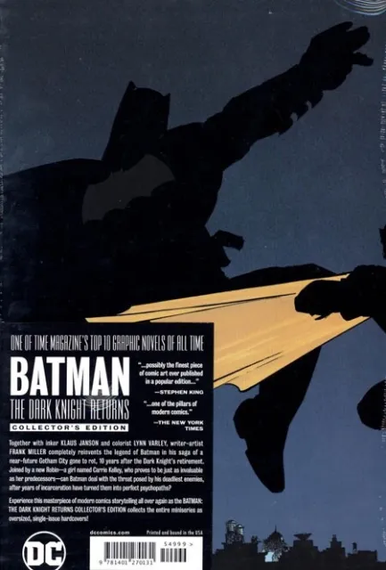 Batman The Dark Knight Returns Collector's Edition HC Slipcase Frank Miller OOP