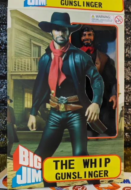BIG JIM MATTEL THE WHIP inedito MOCKUP 💪 THE WHIP GUNSLINGER 1974 BY Dave James