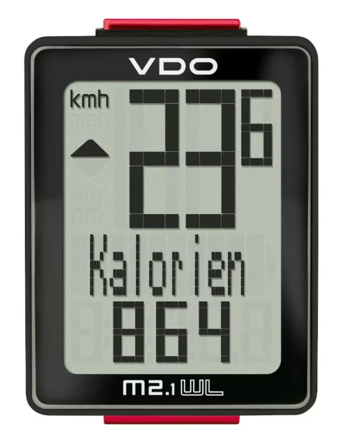 VDO M2.1 Wl Noir 30025 sans Fil Ordinateur de Vélo De Compteur de Vitesse Vélo