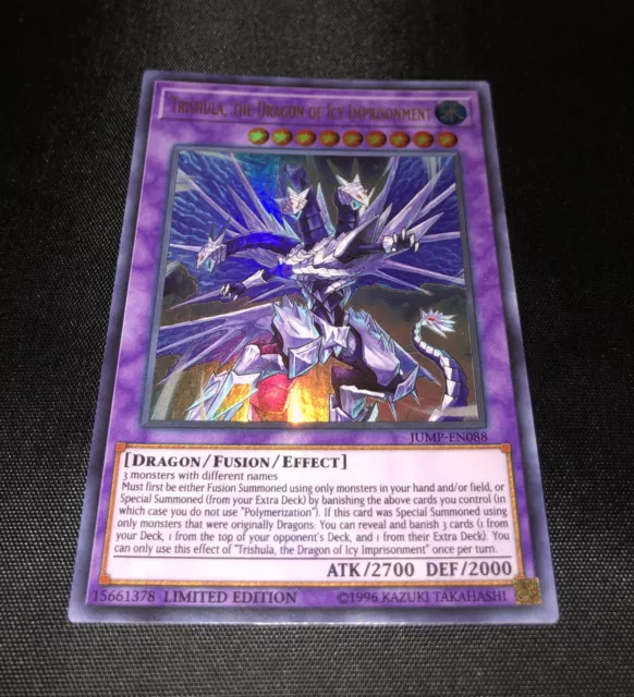 Trishula, The Dragon Of Icy Imprisonment - JUMP-EN088 - Limited Ed Ultra Yugioh