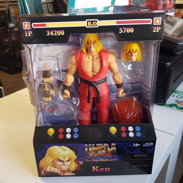 Jada Toys Action Figure Vega Street Fighter 2 - 15 Cm - Collezionabile Con Testa Alternativa E Artigli - 4