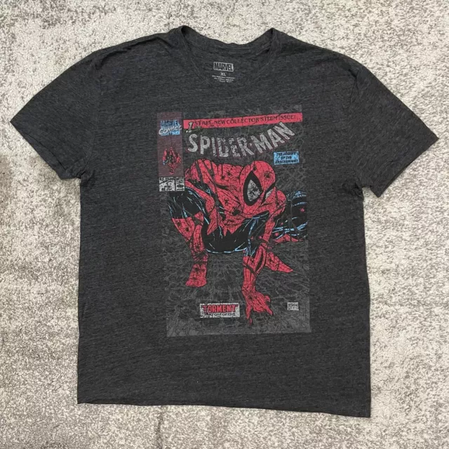 Marvel Todd McFarlane Spider Man Cartoon Graphic Comic Shirt Mens XL