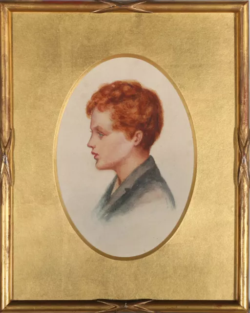 Late 19th Century Watercolour - Red Haired Boy