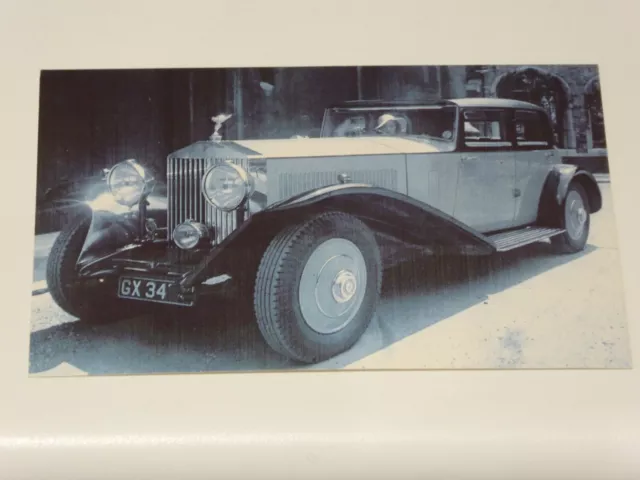 Rolls Royce 1920'S, Nostalgia Postcard,
