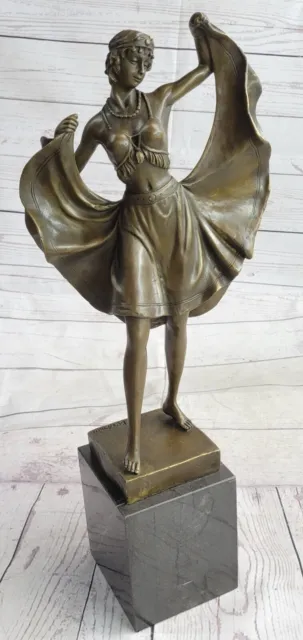 Art Deco Franz Bergman Arab Dancer Bronze Sculpture Hot Cast Figurine Gift Art