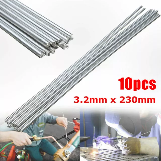 10* Easy Melt Welding Rods Low Temperature Aluminum Wire Brazing & Soldering UK