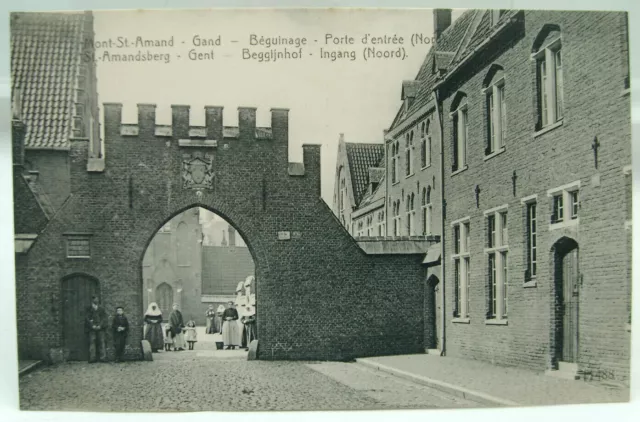 CPA - [Belgique] - Mont-St-Amand - Gand - Béguinage - Porte d'entrée Nord - TTBE