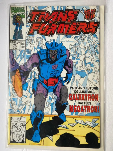 Transformers # 78 Marvel Comics Low Print Run 1991 Book
