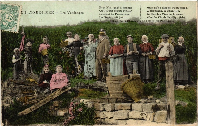 CPA AK POUILLY-sur-LOIRE Les Vendanges (860603)