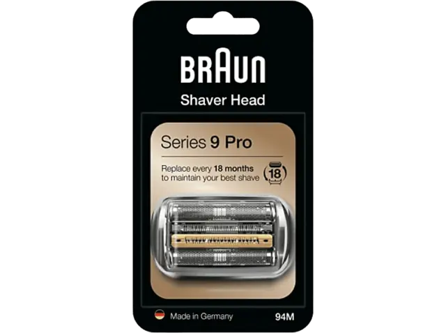 Recambio para afeitadora - Braun  Kombipack 94M, Para Braun Series 9 Pro, Plata