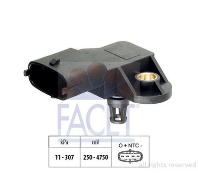 Fits ford fiesta-collecteur d'admission pression map sensor new lucas SEB951 