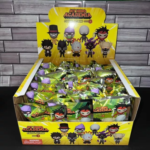 My Hero Academia Foam Figural Bag Clip Blind Bag 24pcs w/ Display Box Series 6