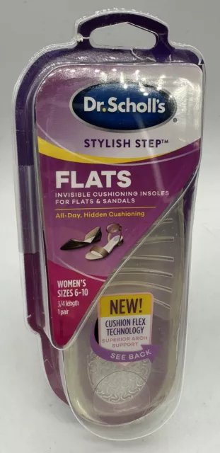Dr. Scholls Women Insoles FLATS Size 6-10 ( 1 pair )
