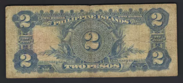 1929 Philippines 2 Pesos Treasury Certificate - #74b Fine - Philippine Islands 2