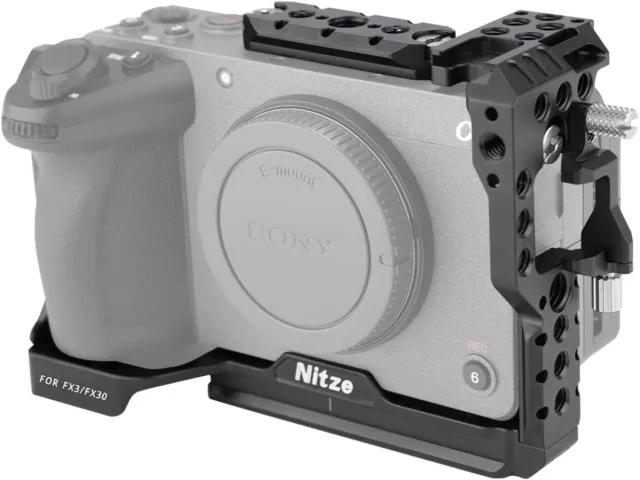 Nitze FX30 Cage Käfig für Sony FX30 Kamera/FX3 (ILME/FX3)  T-S10B