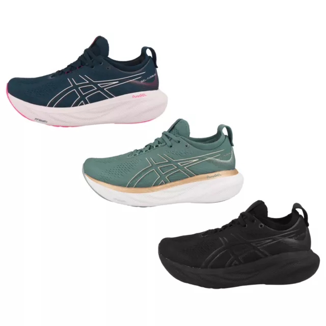 Asics Gel-Nimbus 25 Baskets Femmes Chaussures de Sport Courant Jogging