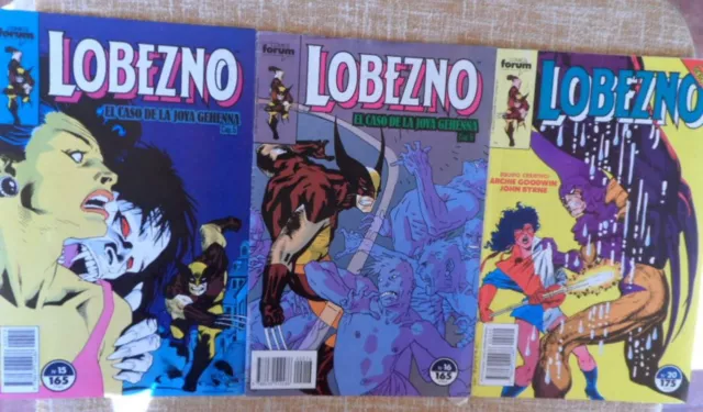 Comics, Lobezno, nº 15, 16 y 20, Vol. I, Marvel, Forum, John Buscema, 1990/91 /1