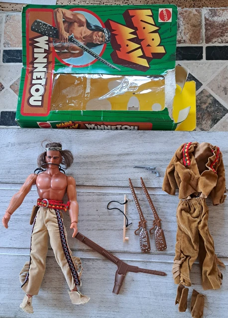 Figurine Karl May Indien Winnetou le Brave 1976 Mattel Big Jim | UK