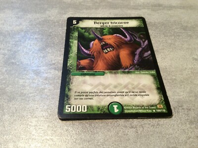 DUEL MASTERS Berger Tricorne Bête A Cornes 109/110 DM WIZARDS CARTES A JOUER FR 