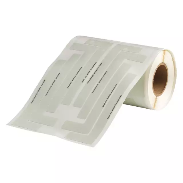 BRADY 81735 Floor Tape,White,3 inx9 in,L,PK520 2PB73