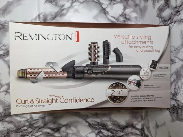 REMINGTON AIRSTYLER CURL, Straighten & Wave - Hot Air Styler And Brush ...