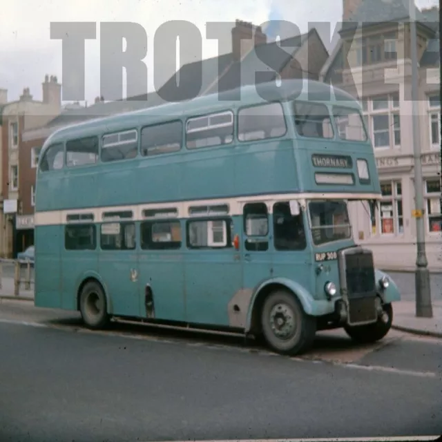 Colour Slide Teesside Leyland Titan NCME 34 RUP308 1970 Original