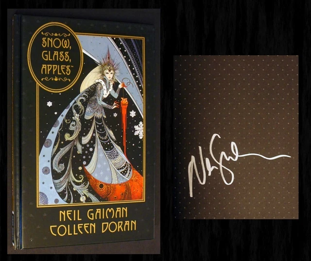 Scarce NEIL GAIMAN SIGNED - Snow, Glass, Apples - Brand New Hardcover Book!