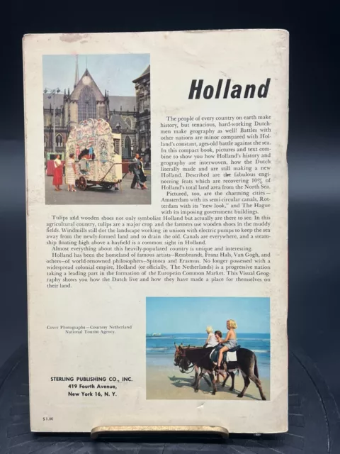 Vintage 1963 Holland in Pictures Visual Geography Series 3